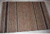 4x6 Rug Multi brown with brown and grey stripes